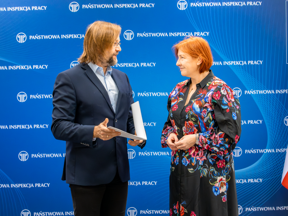 Na zdjęciu: Marcin Stanecki i Elżbieta Samsel-Czerniawska