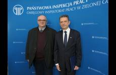 Zdjęcie wspólne z prezesem Izby Rzemieślniczej z Gorzowa