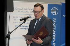 Przemawia przedstawiciel Wojewody Lubuskiego