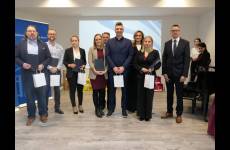 Laureaci programu Okręgowego Inspektoratu Pracy. 