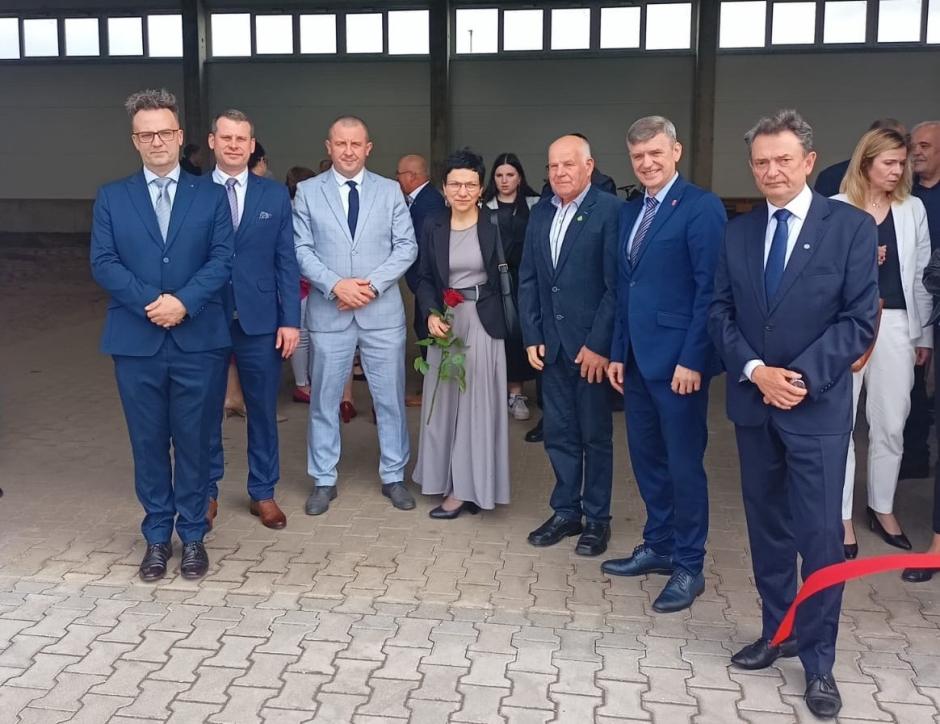 Udział w otwarciu hali uprawowej