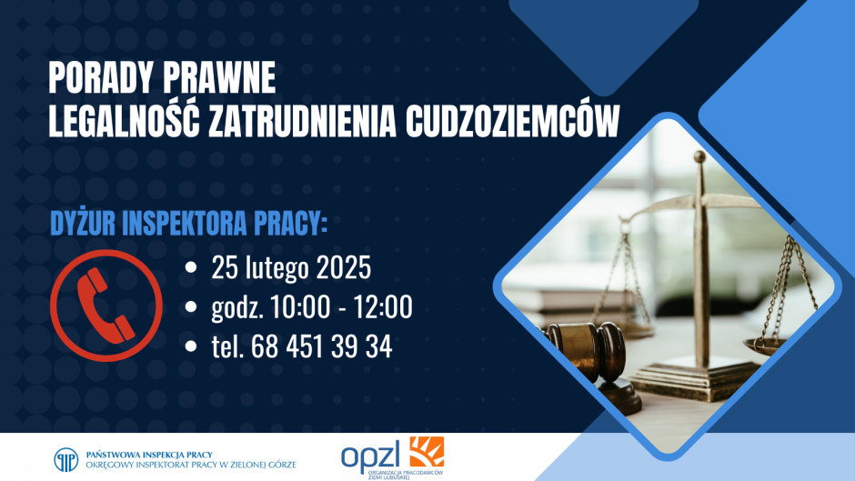 Dyżur prawny z zakresu legalności zatrudnienia