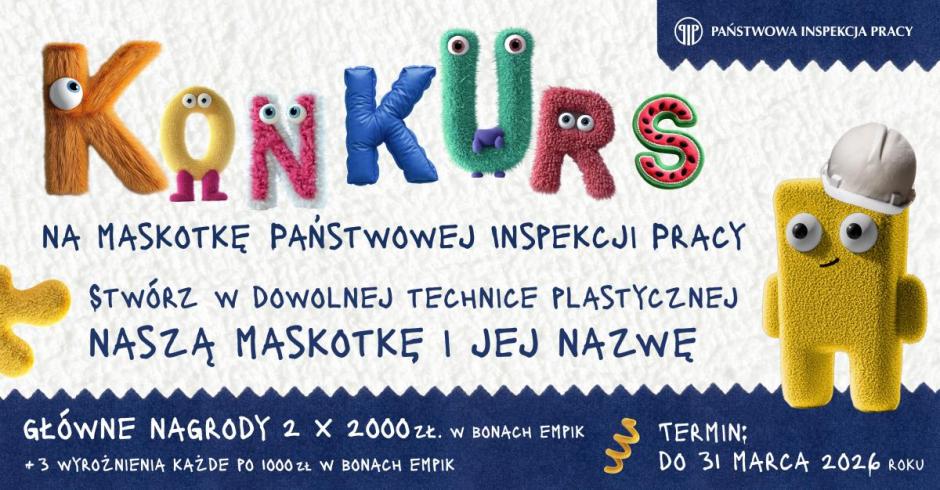 Konkurs na maskotkę Państwowej Inspekcji Pracy