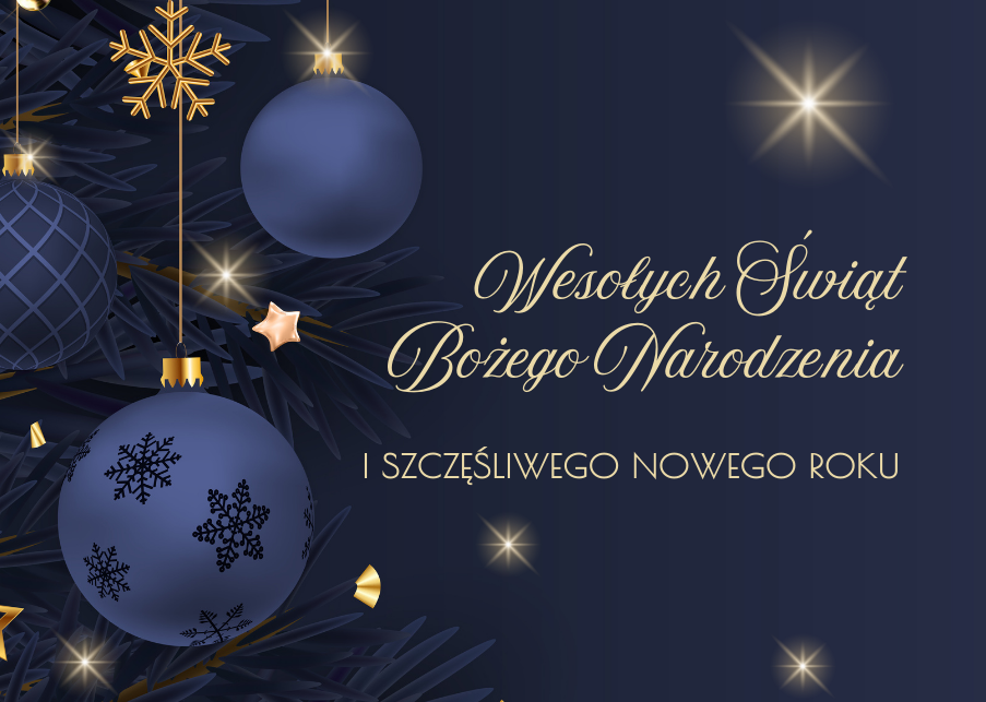 Wesołych Świąt i szczęśliwego Nowego Roku!